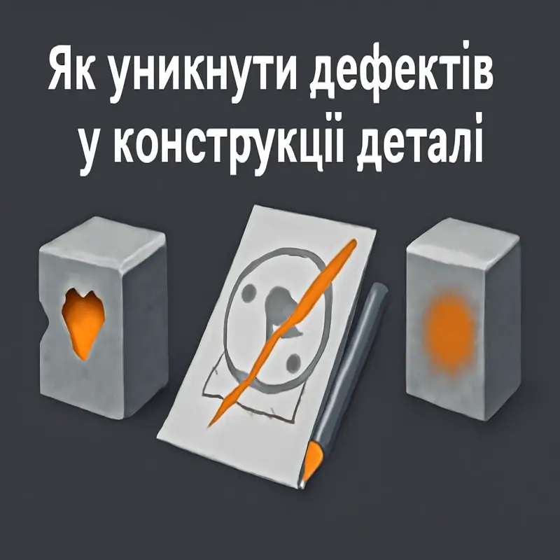 Як уникнути дефектів у конструкції деталі — поради для проектування