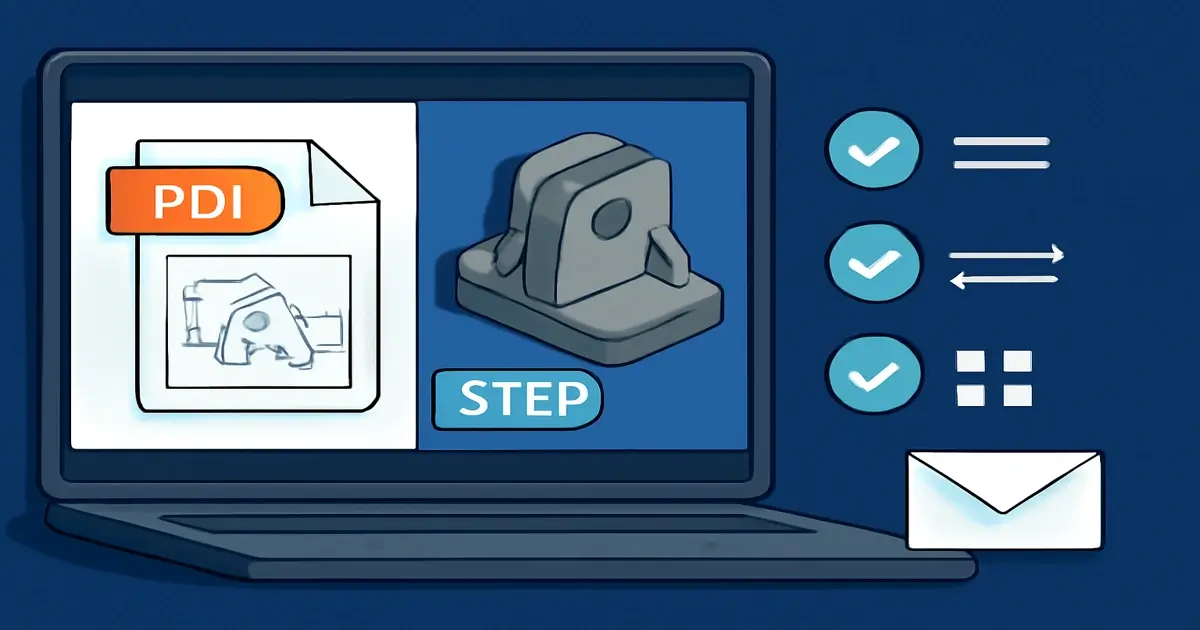 Як підготувати PDF та STEP для прорахунку лиття по ХТС